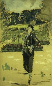 De zwarte jurk, 1920 door Edouard Vuillard