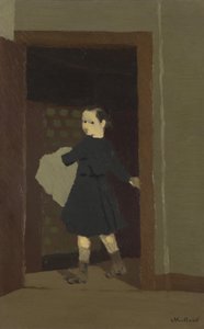 Het kind bij de deur door Edouard Vuillard