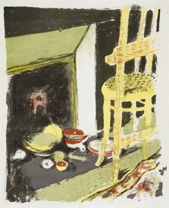 De haard door Edouard Vuillard