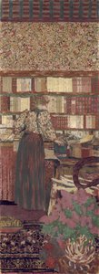 De privacy. Decoratie voor de bibliotheek van Dr. Vaquez