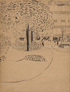 Het plein, 1910 door Edouard Vuillard