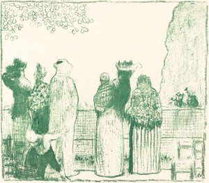 De Tuilerieën-tuinen door Edouard Vuillard