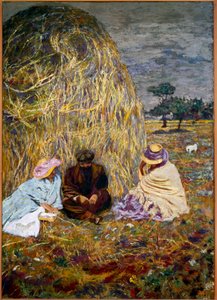 Het Wiel van de Drie Wandelaars door Edouard Vuillard