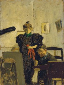 Vallotton bij de Natansons, 1897 door Edouard Vuillard