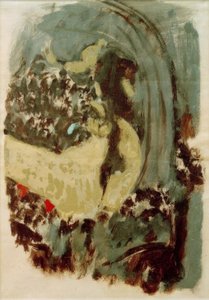 Een galerij in de Gymnase door Edouard Vuillard