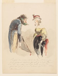 De Begroeting op het Maskerbal door Edouard de Beaumont
