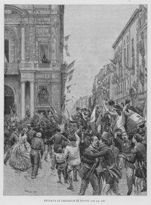 Entrata Di Garibaldi In Napoli