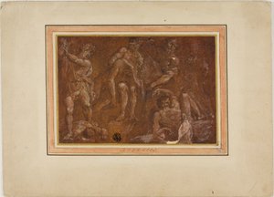 Bacchanaal Tafereel door Eduard Dubois