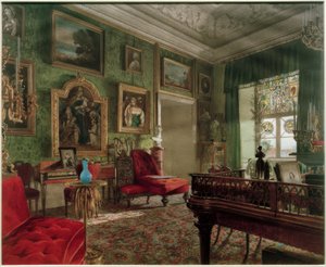 Groene kamer in het Berlijnse kasteel