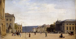 Unter den Linden, Berlijn door Johann Philipp Eduard Gartner