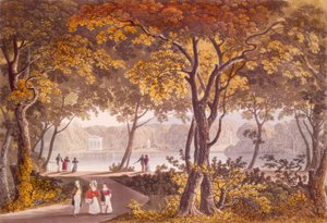 Töplitz. De kasteeltuin door Eduard Gurk