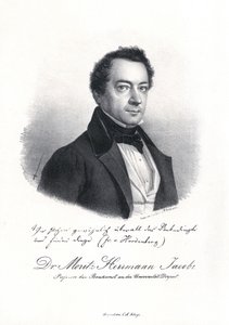 Portret van Moritz Hermann von Jacobi 1801-1874, 1837 door Eduard Hau