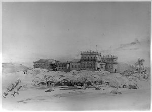 Het paleis São Cristóvão, Rio de Janeiro door Eduard Hildebrandt