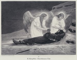 De dood van Tannhauser door Eduard Kaempffer