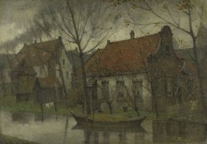 Uitzicht in een dorp
