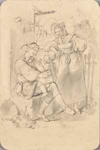 De gelukkige familie door Eduard Ritter