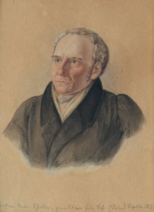 Professor Anton Schaller (1773–1844), de vader van de kunstenaar door Eduard Schaller