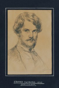 Zelfportret door Eduard Swoboda