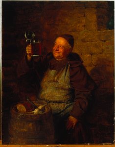 In een Kloostertuin door Eduard von Grutzner
