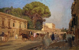 La Favorita in Portici door Eduardo Dalbono