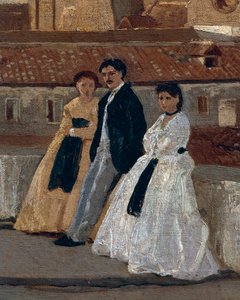 Het terras (detail)