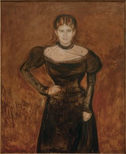 Aase Nørregaard door Edvard Munch