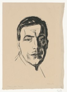 Albrecht Schmidt (smid) door Edvard Munch