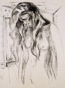 Huilend meisje door Edvard Munch