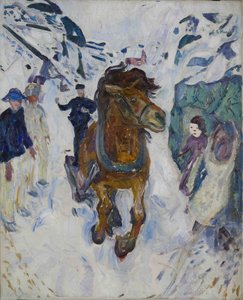 Galopperend Paard door Edvard Munch