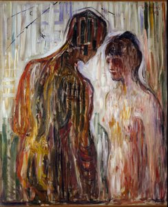 Liefde en Psyche door Edvard Munch