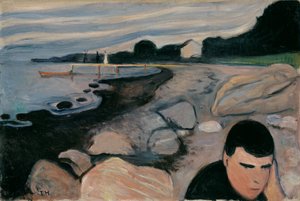 Melancholie door Edvard Munch