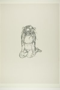 Omega Huilend door Edvard Munch