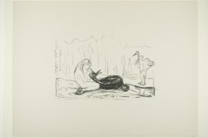 Omega en het hert door Edvard Munch