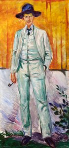 Portret van de schilder Ludvig Karsten