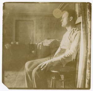 Zelfportret ergens op het continent I door Edvard Munch