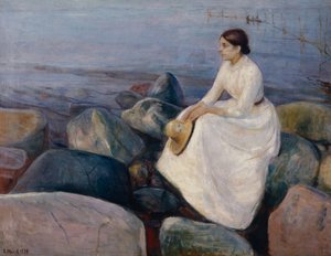 Zomeravond door Edvard Munch