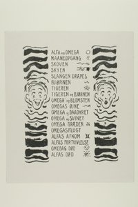 Inhoudsopgave door Edvard Munch