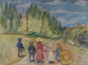 Het Sprookjesbos door Edvard Munch