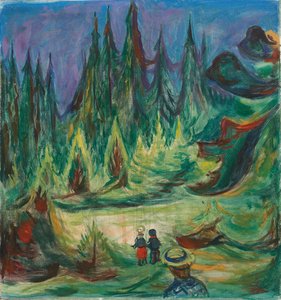 Het Sprookjesbos door Edvard Munch