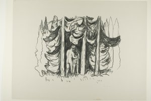 De Wolk door Edvard Munch