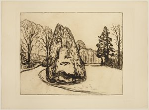 De tuin door Edvard Munch