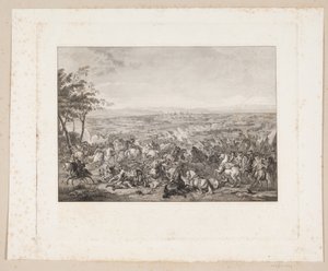 De slag bij Turijn 1706 door Edvard Sonne