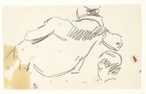 Figurenstudie voor het Langelinie-beeld door Edvard Weie