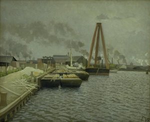 Refshaleøen. De haven van Kopenhagen door Edvard Weie