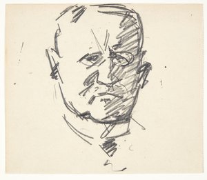 Studie voor een portret van professor, dr.med. Carl Lorentzen (1860-1932)