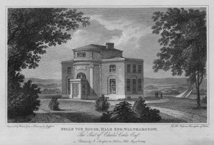 Belle Vue House, Hale End, Walthamstow, de residentie van Charles Cooke