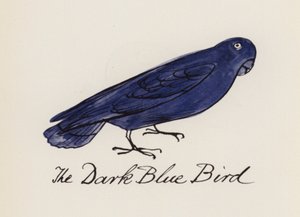 Edward Lear, Het Vogelboek: De Donkerblauwe Vogel