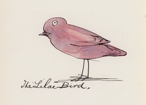 Edward Lear, The Bird Book: De lila vogel