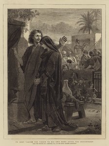 St. Johannes neemt de Maagd mee naar zijn eigen huis na de kruisiging