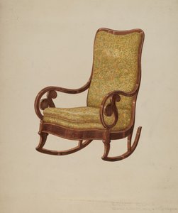 Schommelstoel door Edward A. Darby